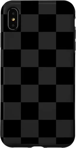 Vista 7 de Funda clásica para iPhone 12 Mini a cuadros grandes diseño de cuadros para mujer y hombre