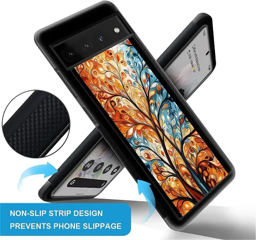 Vista 562 de Compatible con Google Pixel 4A 5G Mobile Case Creative Acrylic Panel trasero Silicona Protección Grip especialmente diseñado para Google Pixel 4A 5G