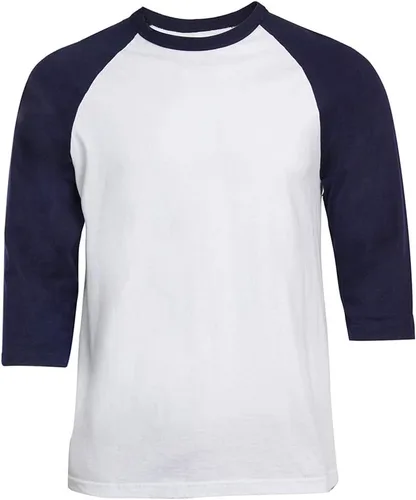 Vista 9 de Men's 3/4 Sleeve Raglan Cotton Baseball Tee Shirt