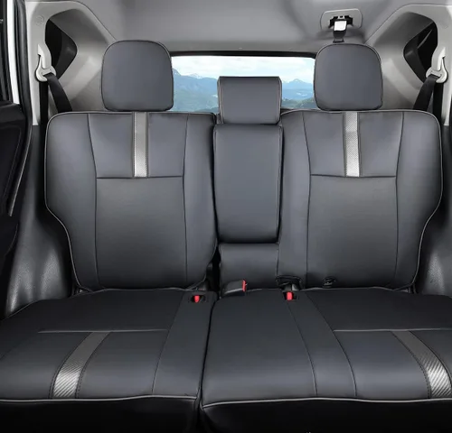 Vista 20 de Fundas de asiento RAV4 de ajuste personalizado, piel sintética impermeable para Toyota RAV4 2013-2018 (beige)