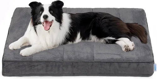 Vista 8 de Tapete refrescante para perros pequeños, almohadilla ortopédica de espuma viscoelástica de 24 x 18 pulgadas para verano, QMAX>0.5, almohadilla