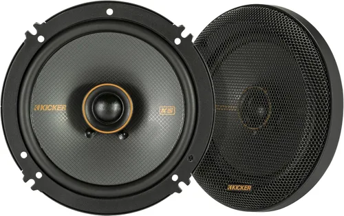 Vista 10 de KICKER 51KSC404 KS-Series Altavoces coaxiales de 4" con tweeters de 0.5", 4 ohmios, par