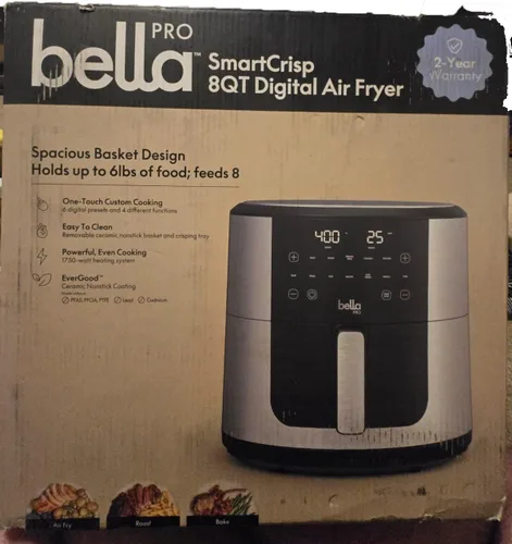 Vista 4 de Freidora de aire digital SmartCrisp 8QT