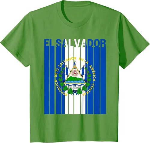 Vista 33 de Camiseta con la bandera de El Salvador