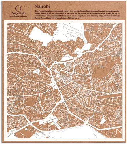 Vista 96 de O3 Design Studio Aberdeen - Mapa de papel cortado en papel blanco de 12 x 12 pulgadas