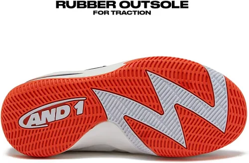 Vista 5 de AND1 Zapatos de baloncesto para niñas y niños, tenis altos para niños, talla 1 a niño grande 7, zapatos de baloncesto geniales para niños y jóvenes