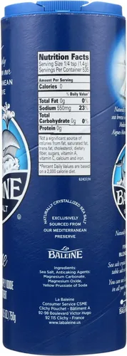 Vista 4 de La Baleine Sal de Mar – Fine – 26,5 oz (Pack de 3)