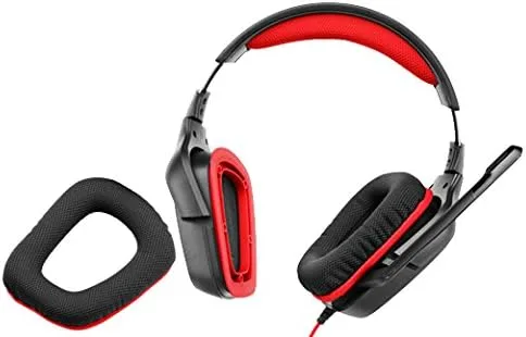 Vista 6 de Logitech G230 Auriculares Stereo Gaming con micrófono, Negro, Rojo