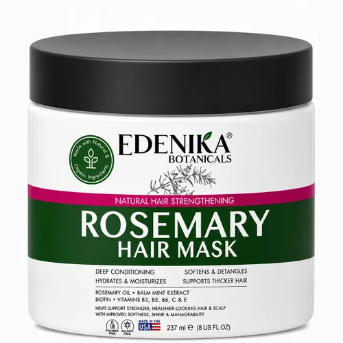 Vista 7 de Mascarilla capilar con aceite de romero, acondicionador profundo