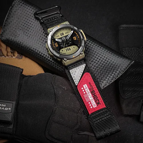Vista 2 de Watch Bands Compatible with Amazfit T-Rex 2, Millitary Nylon Strap With Hook and Loop Design and Tools included