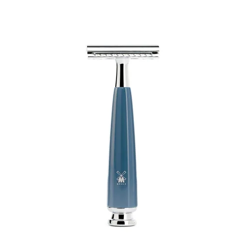 Vista 2 de MÜHLE RYTMO - Maquinilla de afeitar de seguridad de doble filo (peine cerrado) para hombres, perfecta para uso diario, calidad de peluquería