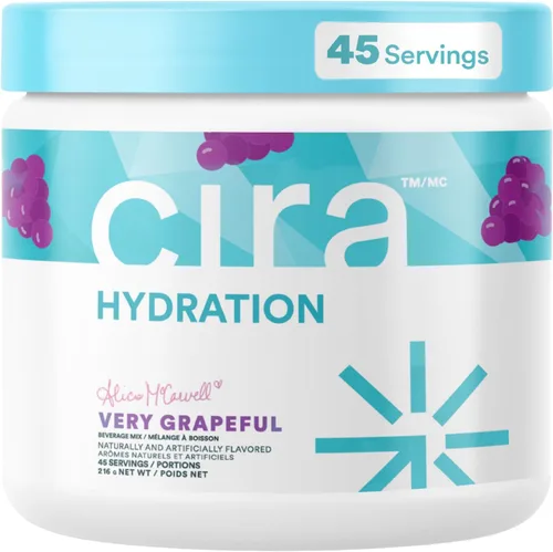 Vista 16 de Cira Polvo de hidratación (45 porciones) – Mezcla de bebida con electrolitos con sal del Himalaya para alivio de la deshidratación y recuperación