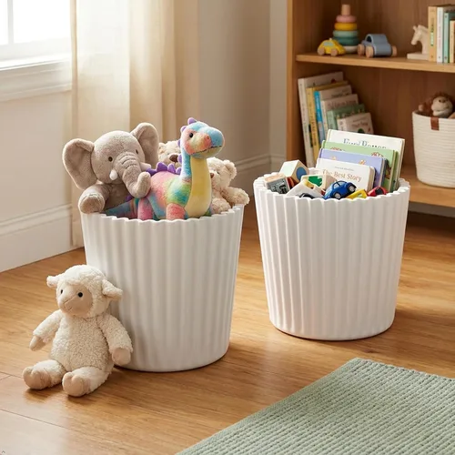 Vista 11 de 2xhome Juego de 2 taburetes apilables modernos Mesa auxiliar versátil moldeada de plástico, otomana, sillas Resistente a la intemperie para uso