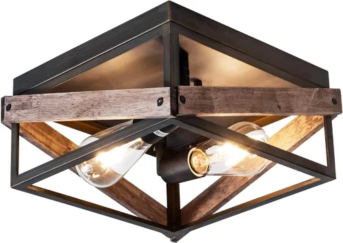 Vista 14 de MAYNA Moderna lámpara de techo dorada, luminarias de pasillo de 1 luz para montaje en techo, regulable, accesorios de iluminación para vestíbulo