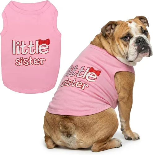 Vista 87 de Parisian Pet - Camiseta para perros y gatos, con texto en inglés Daddy's Girl, 2XS