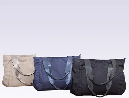 Vista 6 de Manfnee Bolso de mano de nylon para las mujeres Waterpoof Bolso de hombro multifunción de viaje Bolsas de mensajero de trabajo