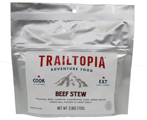 Vista 7 de Trailtopia Burrito de carne y frijoles negros, cena de senderismo liofilizada, sabor delicioso, preparación rápida y fácil, ligera, perfecta