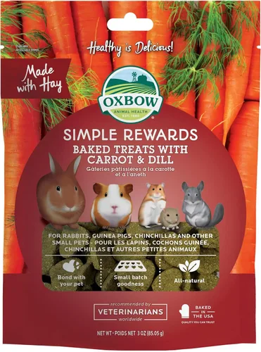 Vista 24 de Oxbow Simple Rewards - Golosinas de conejillo de indias y conejos, plátano