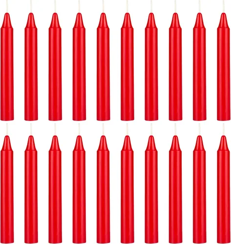 Vista 16 de Mega Candles Mini vela de hechizo con carillón cónico, 20 unidades, 4 x 1/2 Surtido