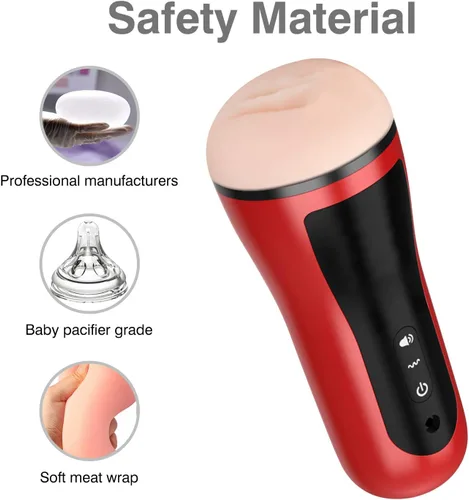 Vista 5 de Pussy Pocket,Male Self Masterburbatar Hands Free Life Size Silicone Blowjobob Machine for Man Mens Masterbuters Masturebor Adult Toy Realistic