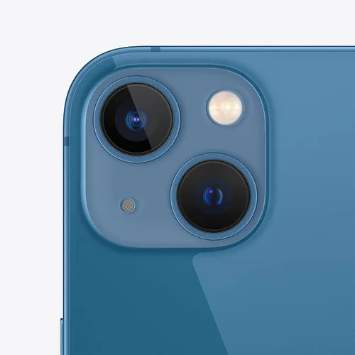Vista 2 de Reemplazo original de cristal trasero para iPhone 13 todos los portadores con adhesivo preinstalado y herramienta de reparación 13 (azul)