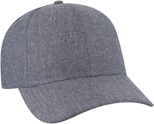 Vista 23 de Ashen Fane Gorra de béisbol básica de sarga de algodón superior de perfil bajo estructurado de 6 paneles
