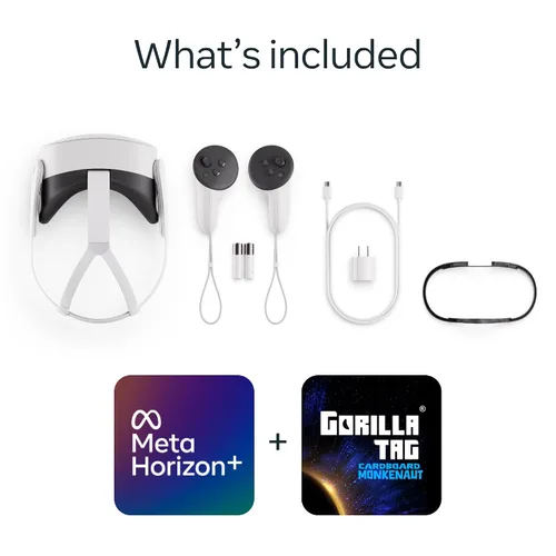 Vista 9 de Meta Quest 3S 256GB Realidad Virtual — Auriculares VR — Paquete Gorilla Tag