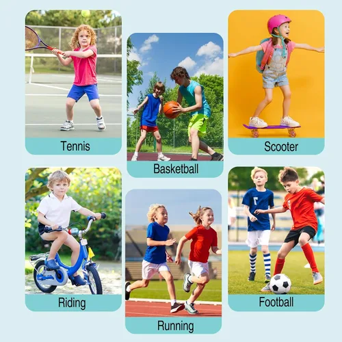 Vista 7 de Calcetines de fútbol antideslizantes para niños, suaves, transpirables, antideslizantes, calcetines deportivos de fútbol para niños y niñas