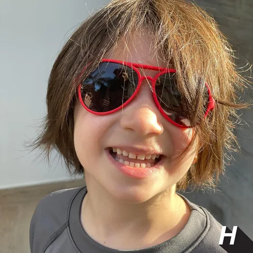 Vista 3 de Hipsterkid Polarized Baby Sunglasses with Strap for InfantToddler Flexible Frame, 100% UV Protection - Aviator, Ages 0-2
