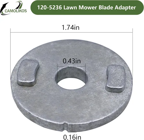 Vista 2 de Paquete de 2 cuchillas para cortacésped 120-5236 Adapte para Toro 30 "TimeMaster 20199 20200 piezas de repuesto