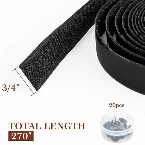 Vista 2 de Yotache Accesorios magnéticos para puerta, color negro