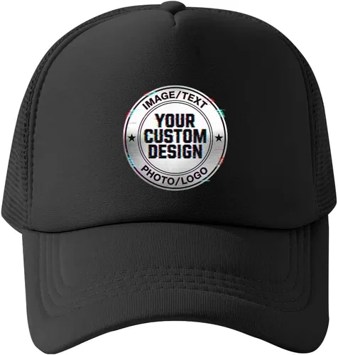 Vista 24 de Sombrero personalizado a granel Agregue su propio diseño aquí Sombreros personalizados Gorra de béisbol personalizada Hombres y mujeres
