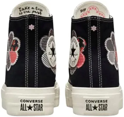 Vista 7 de Converse Chuck All Star Lift - Tenis para mujer con diseño de patchwork Sz 7, Varios