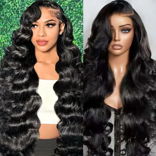Vista 9 de Peluca rizada con encaje frontal 13x6 de cabello humano 220% densidad 16 pulgadas Afro rizado-curly Bob con encaje frontal HD transparente