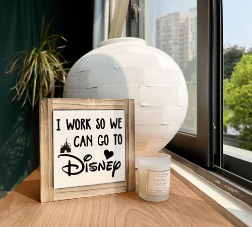 Vista 4 de Carteleras de madera inspiradoras, placas de madera en caja para decoración de escritorio, carteles y placas decorativas, arte de decoración