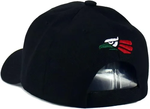Vista 5 de Sombrero mexicano hecho en México, águila Aguila, correa ajustable, espalda curvada, gorra de béisbol