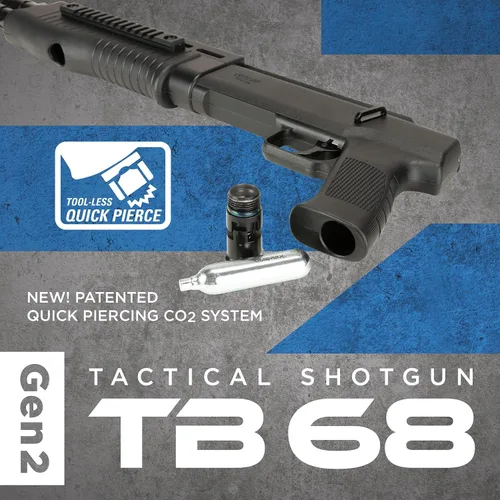 Vista 4 de T4E TB 68 .68 Calibre Escopeta Paintball Pistola Marcador