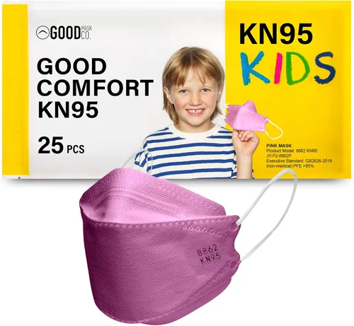 Vista 9 de Good Mask Co. Good Comfort KN95 Face Mask, Disposable KN95 Face Mask, Folding, Comfortable Face Masks, Bulk Face Masks