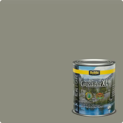 Vista 15 de Rodda Paint CASCADIA XL Pintura e imprimación satinada exterior en uno, cuarto de galón, resistencia industrial