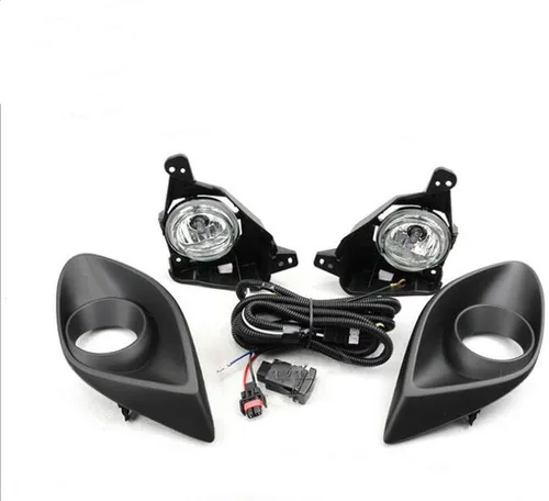 Vista 3 de Auto-Tech - Lámparas antiniebla transparentes de repuesto para Mazda 2 M2 2010-2014 Kit de montaje de faros antiniebla delanteros (un par)