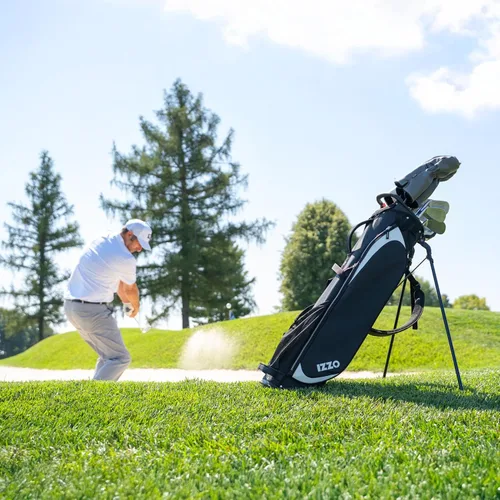 Vista 5 de Izzo Quick 9 - Bolsa de soporte de golf