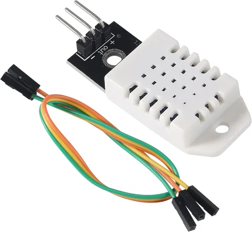 Vista 4 de DIANN 5 unids DHT22/AM2302 Módulo de sensor de temperatura y humedad Monitor de humedad de temperatura 3 pines módulo con cable para práctica