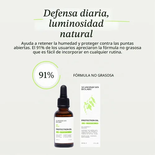 Vista 7 de Scandinavian Biolabs Aceite de protección capilar Suaviza y mejora