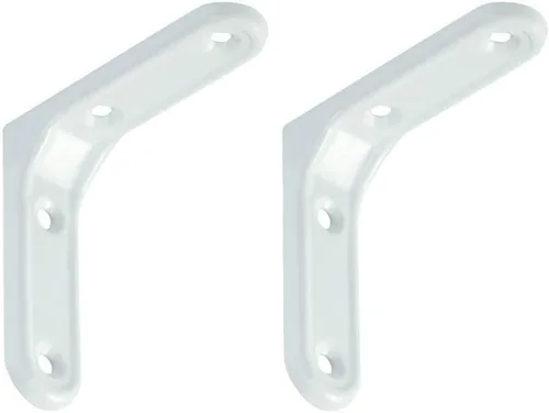Vista 9 de Soportes de estante para montaje en pared, soporte de estante de metal flotante, soporte de esquina de 90 grados, soportes de estantería