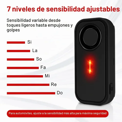 Vista 6 de Sistema de alarma para bicicleta USUPERINK antirrobo, alarma de bicicleta Negro