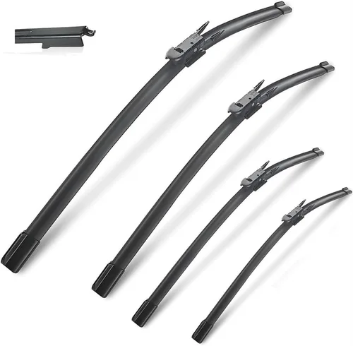Vista 8 de Limpiaparabrisas de coche compatible con BMW Serie 1 F20 F21 114i 116i 118i 120i 125i M135i M140i 116d 118d 125d 2012-2019 Limpiaparabrisas de goma