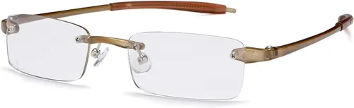 Vista 17 de Visualites Gafas de lectura ligeras sin montura para hombres y mujeres - Modelo - VIS 1 Rosa