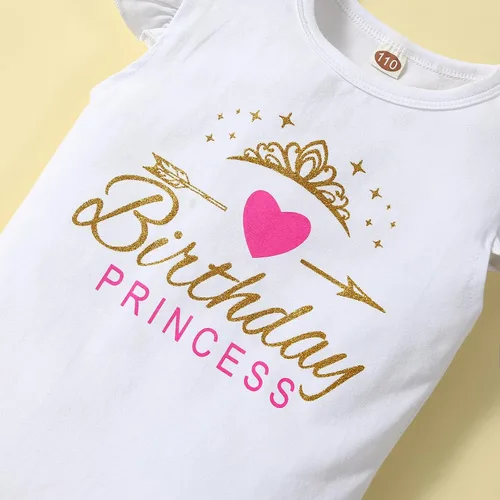 Vista 5 de Vestido de princesa de cumpleaños para niñas pequeñas, chaleco sin mangas, falda tutú de malla con lunares