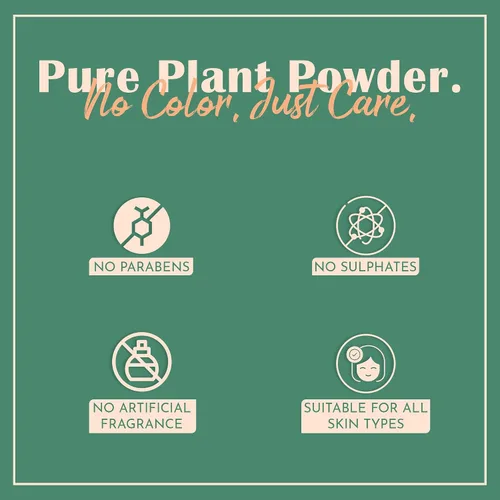 Vista 6 de minature Polvo de henna neutra pura (Cassia Obovata) para acondicionamiento del cabello No añade color al cabello Mascarilla 100% herbaria