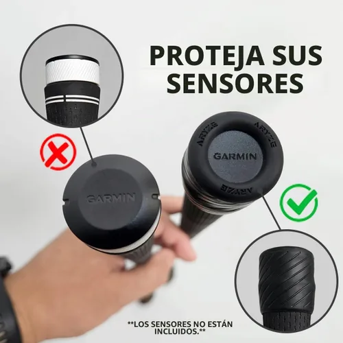 Vista 3 de ARYZE Golf Club Sensor Covers – Durable Protection, Compatible with Garmin Approach CT10, Arccos Smart Sensors, Golf Pad Tag, and Other GPS Club